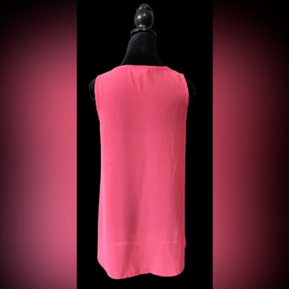 Ya Los Angeles: Silk Ruffled Tier Sleeveless Blouse - Picture 8 of 17